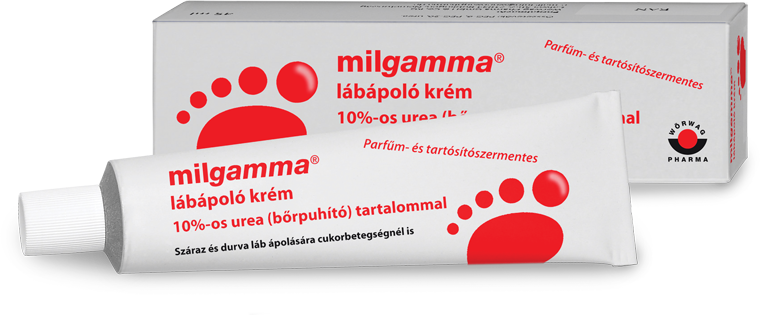 Milgamma® lábápoló krém; lábkrém; 10% urea